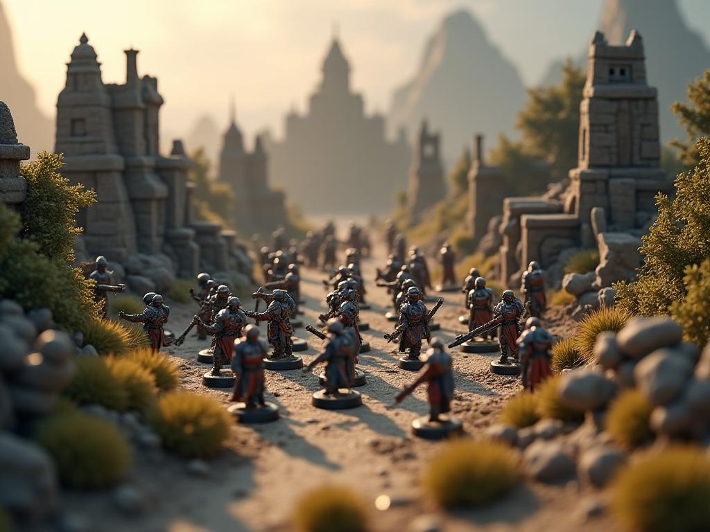 Miniaturas personalizadas para wargames en campo de batalla