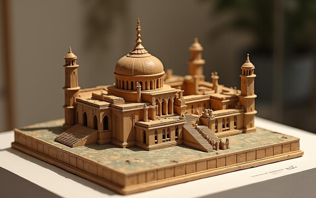 Modelos en miniatura de patrimonio cultural