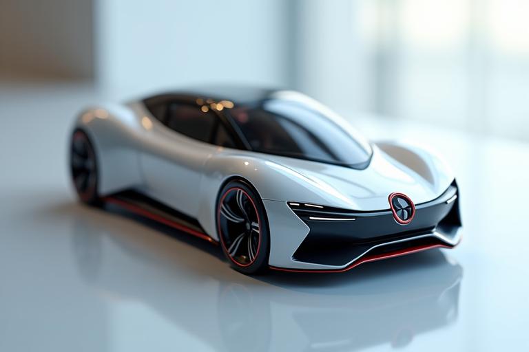 Modelos modernos en miniatura